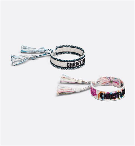 pulseras de tela dior|pulseras cristianas para mujer.